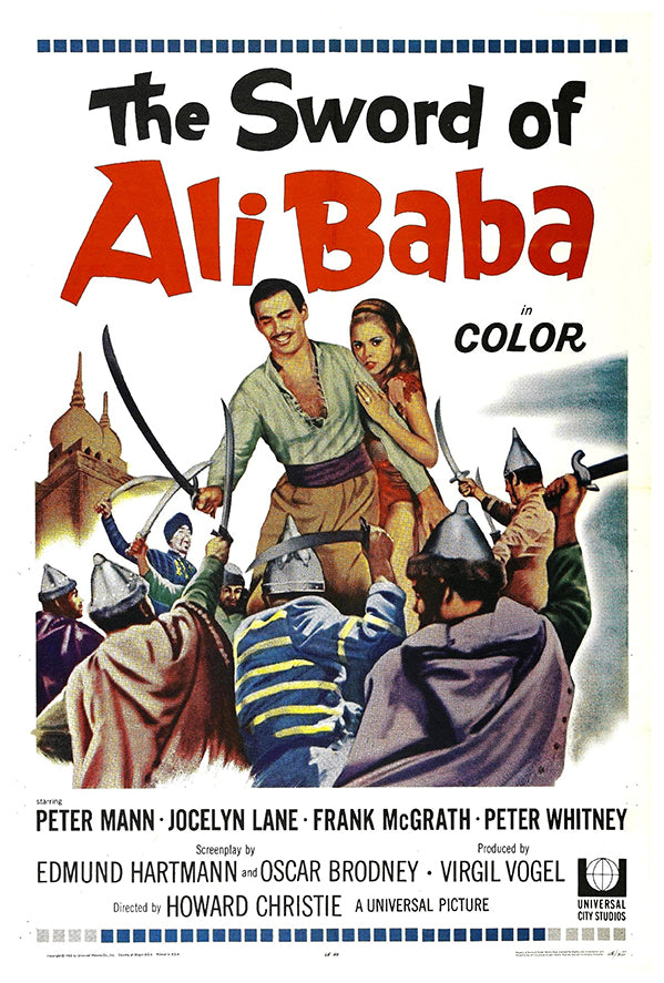 The Sword of Ali Baba - 1965 - Vintage Movie Poster
