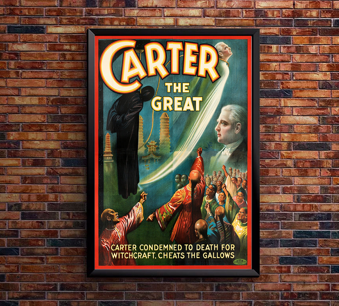 Carter the Great - Magician 1 - Vintage Advertising Poster