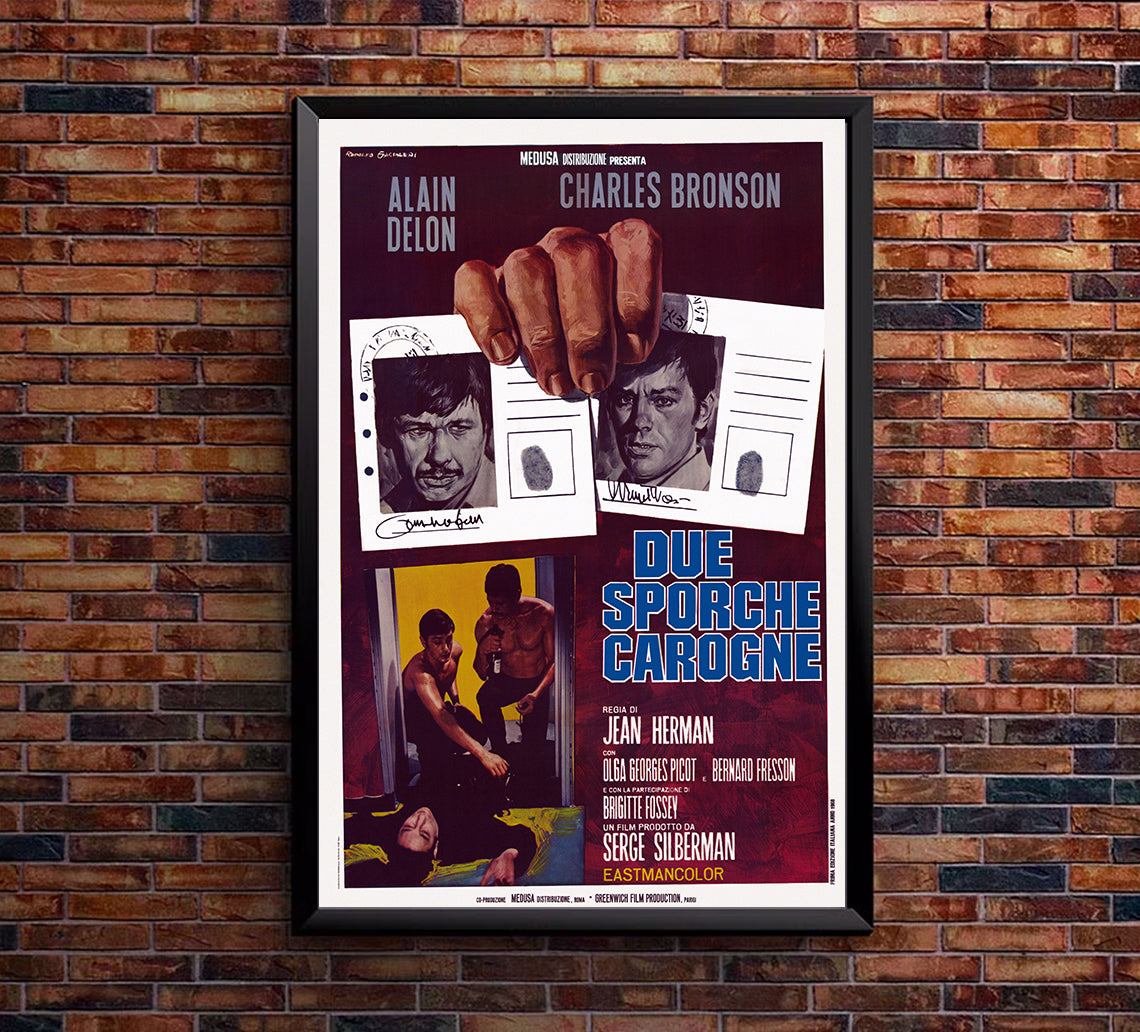 Adieu l'ami 1968 - Charles Bronson - Italy - Classic Movie Poster