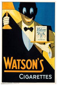 Watson's - Cigarettes - Vintage Advertising Poster