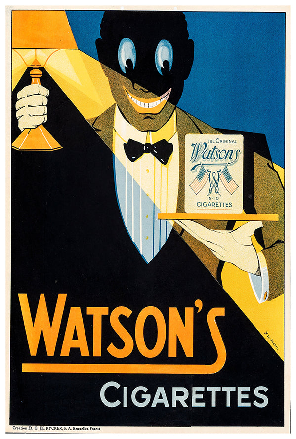 Watson's - Cigarettes - Vintage Advertising Poster