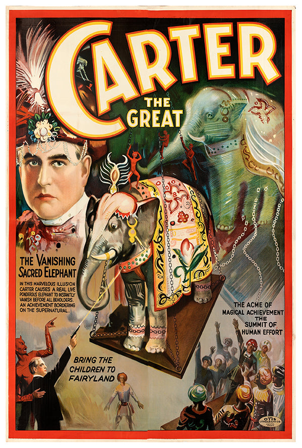 Carter the Great - Magician 2 - Vintage Advertising Poster