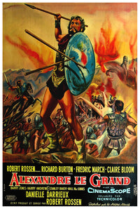 Alexander the Great 1956 - Richard Burton - France - Classic Movie Poster