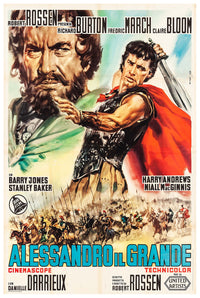 Alexander the Great 1956 - Richard Burton - Italy - Classic Movie Poster