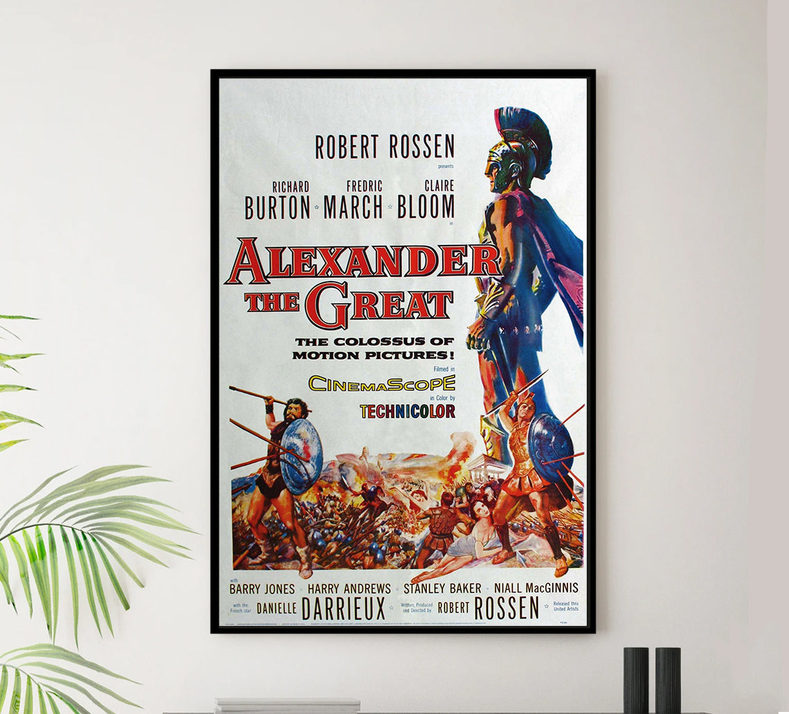 Alexander the Great 1956 - Richard Burton - US 2 - Classic Movie Poster