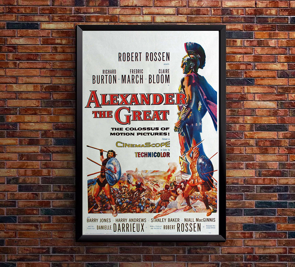 Alexander the Great 1956 - Richard Burton - US 2 - Classic Movie Poster