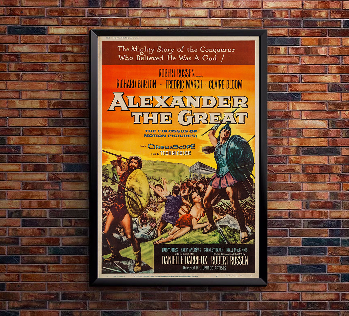 Alexander the Great 1956 - Richard Burton - US 3 - Classic Movie Poster
