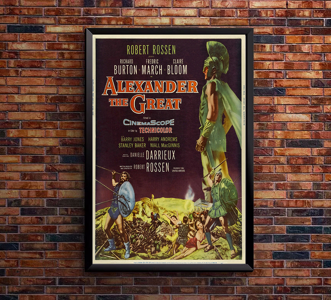 Alexander the Great 1956 - Richard Burton - US - Classic Movie Poster