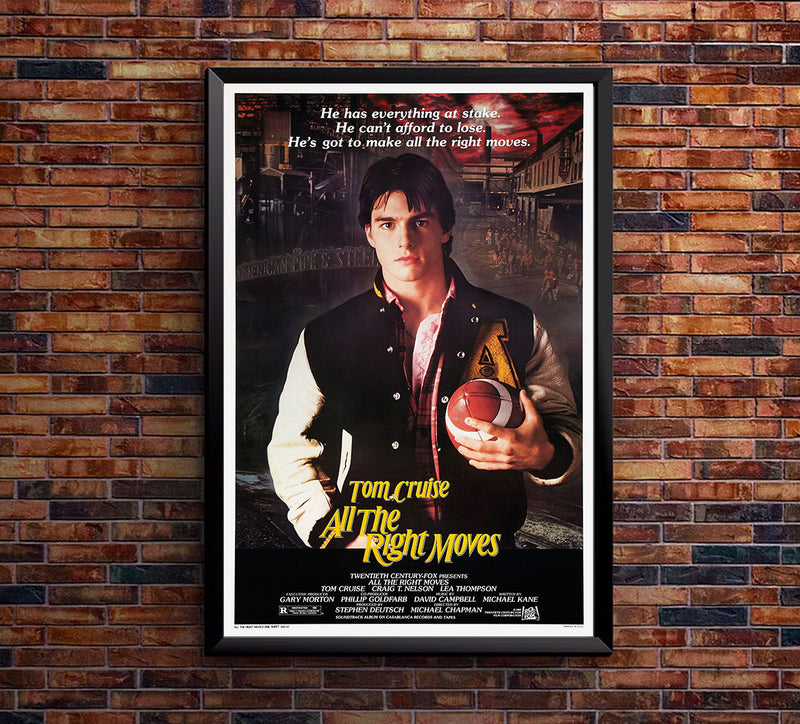 All the Right Moves 1983 - Classic Movie Poster
