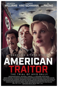 American Traitor The Trial of Axis Sally 2021 - Al Pacino - US - Classic Movie Poster