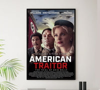 American Traitor The Trial of Axis Sally 2021 - Al Pacino - US - Classic Movie Poster