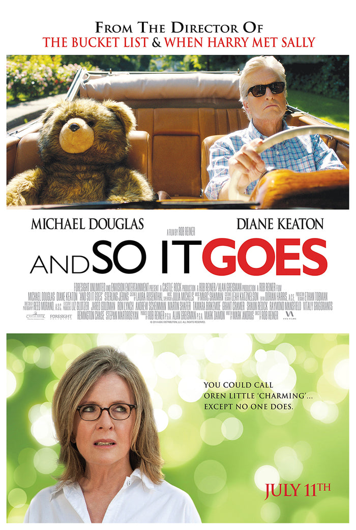 And So It Goes 2014 - Michael Douglas - Canada - Classic Movie Poster