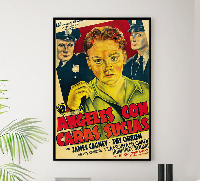 Angels with Dirty Faces 1938 - James Cagney - Argentina - Classic Movie Poster