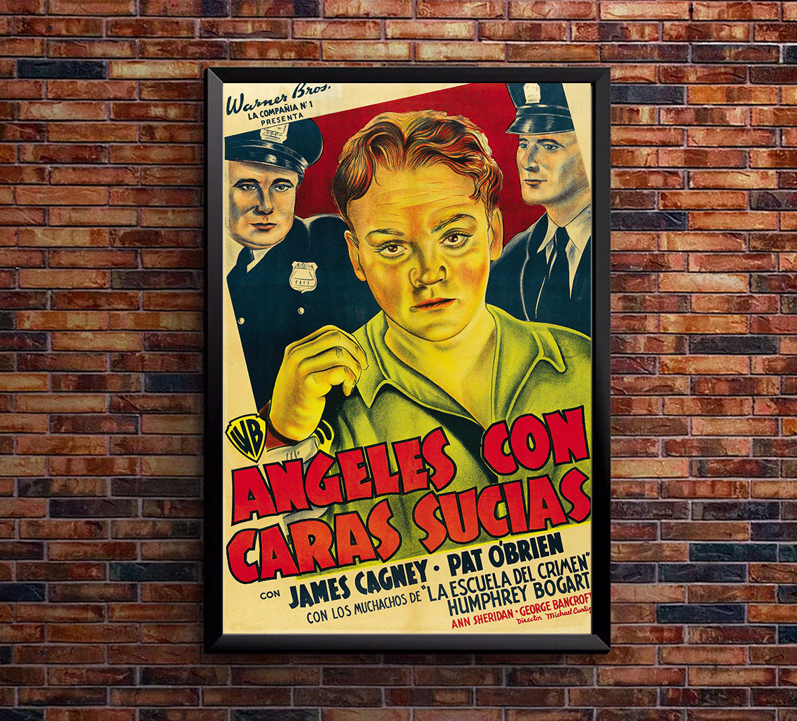 Angels with Dirty Faces 1938 - James Cagney - Argentina - Classic Movie Poster