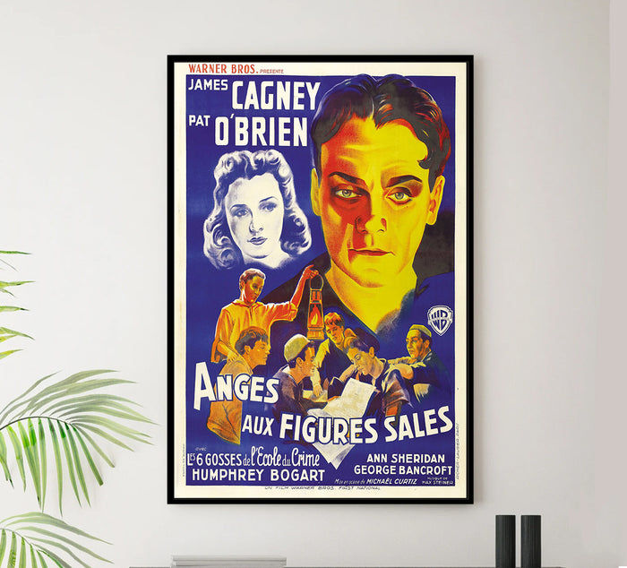 Angels with Dirty Faces 1938 - James Cagney - France 2 - Classic Movie Poster