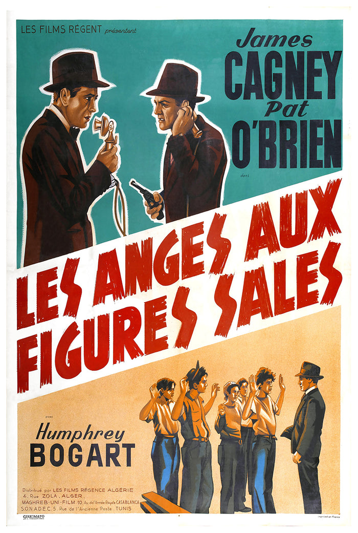 Angels with Dirty Faces 1938 - James Cagney - France - Classic Movie Poster