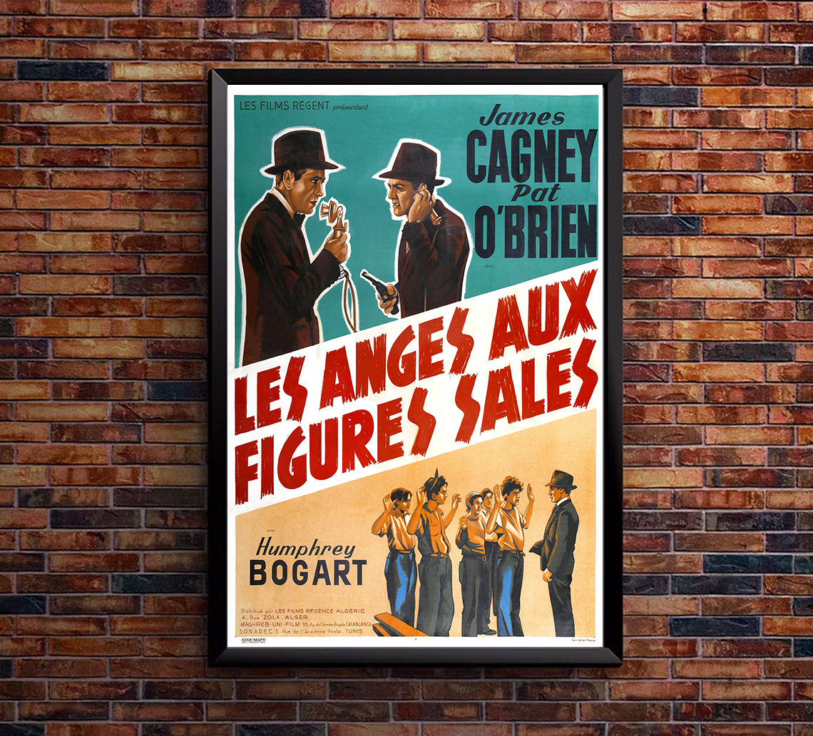 Angels with Dirty Faces 1938 - James Cagney - France - Classic Movie Poster