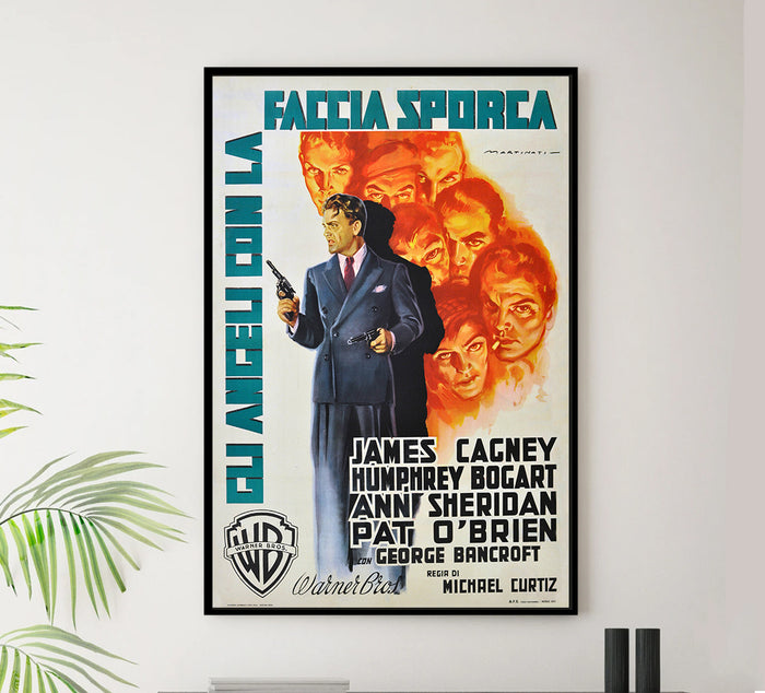 Angels with Dirty Faces 1938 - James Cagney - Italy 2 - Classic Movie Poster