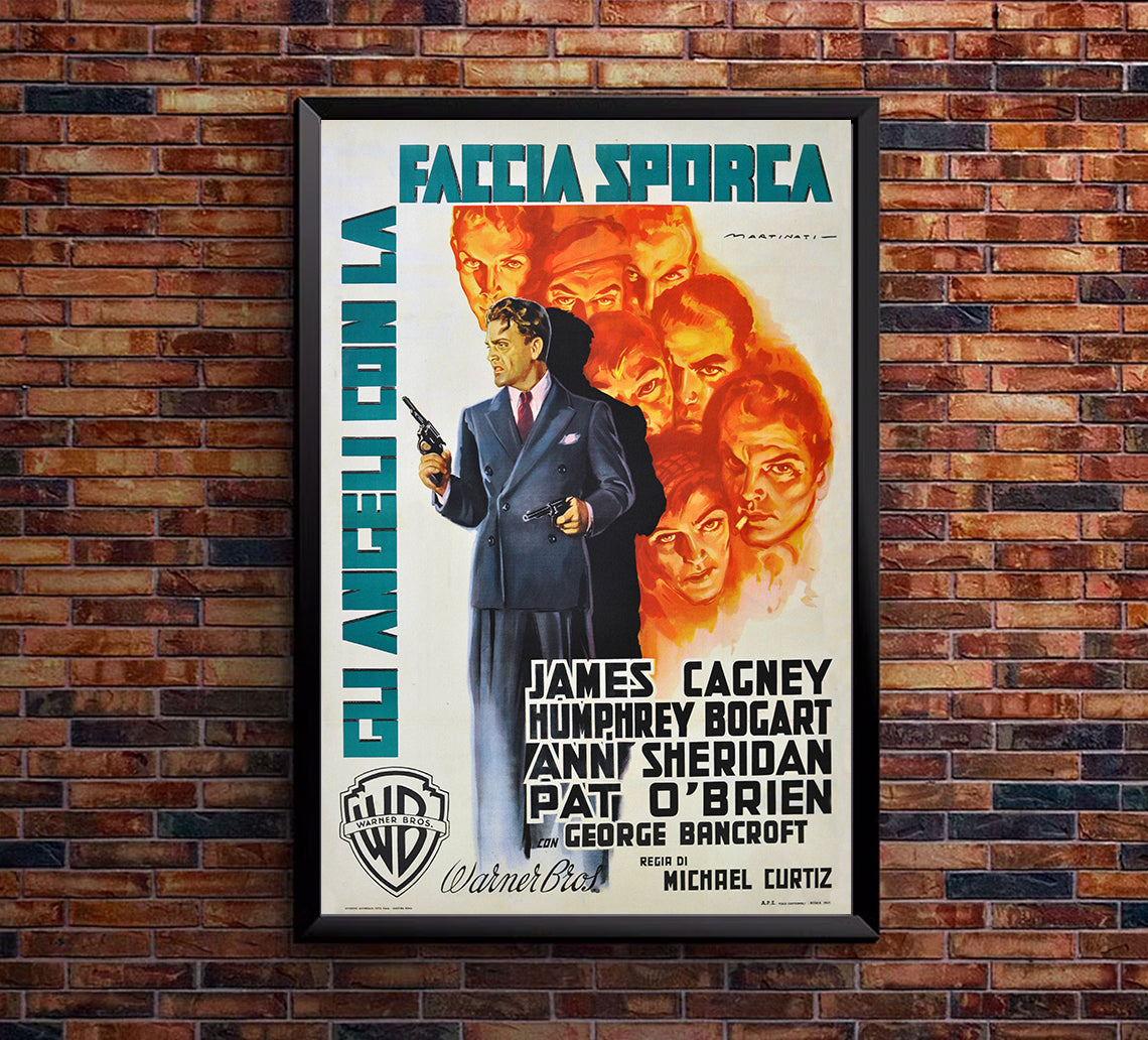 Angels with Dirty Faces 1938 - James Cagney - Italy 2 - Classic Movie Poster