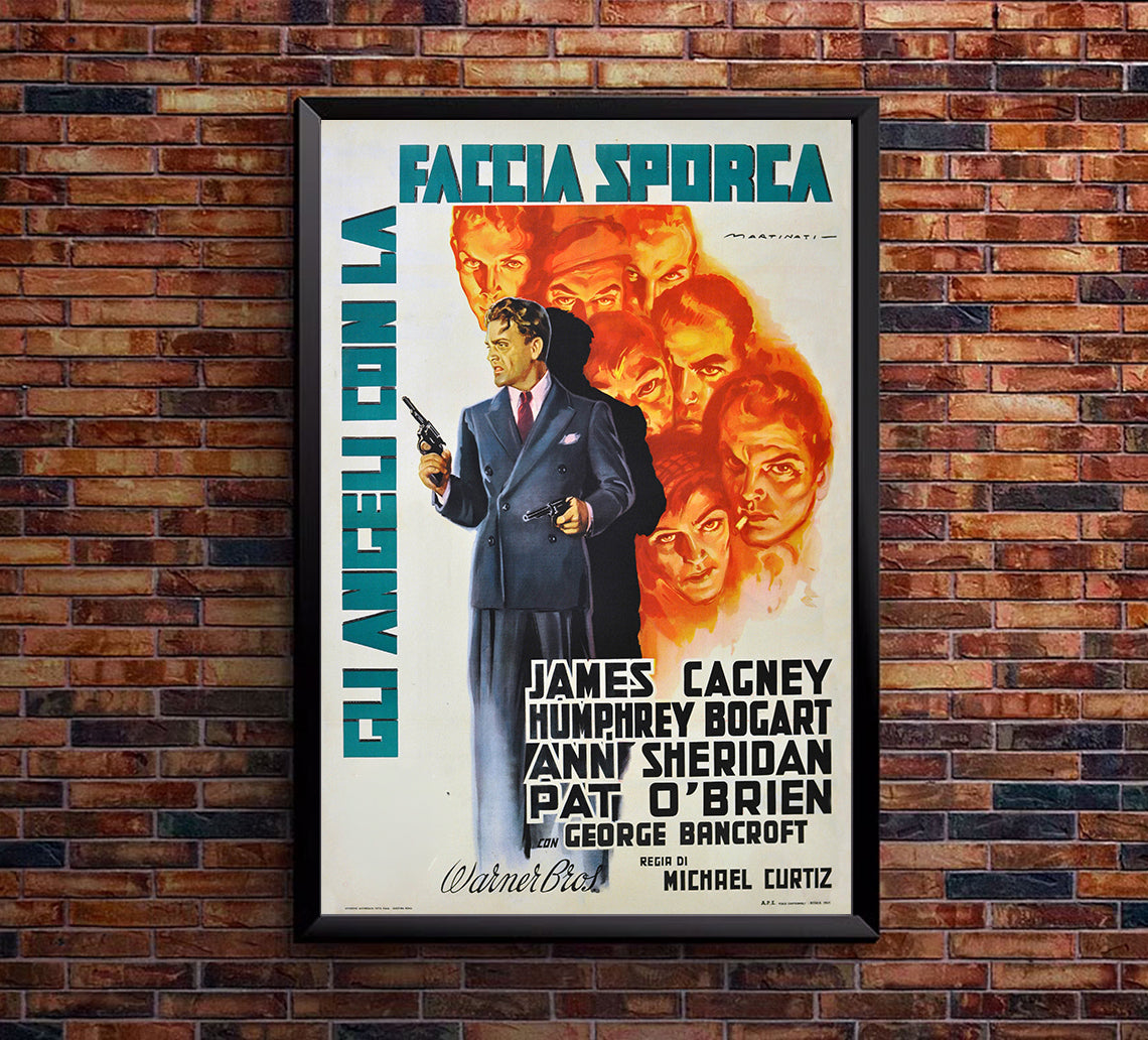 Angels with Dirty Faces 1938 - James Cagney - Italy 2 - Classic Movie Poster