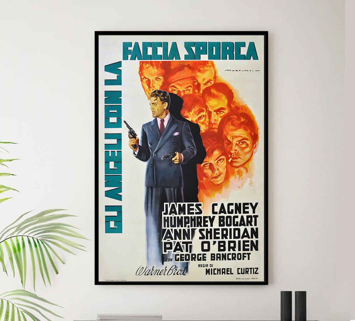Angels with Dirty Faces 1938 - James Cagney - Italy 2 - Classic Movie Poster