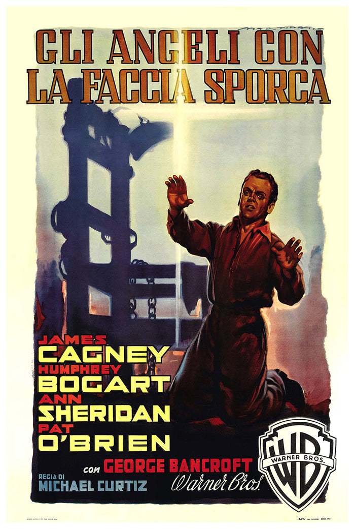 Angels with Dirty Faces 1938 - James Cagney - Italy - Classic Movie Poster