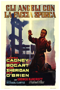 Angels with Dirty Faces 1938 - James Cagney - Italy - Classic Movie Poster