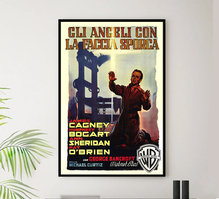 Angels with Dirty Faces 1938 - James Cagney - Italy - Classic Movie Poster