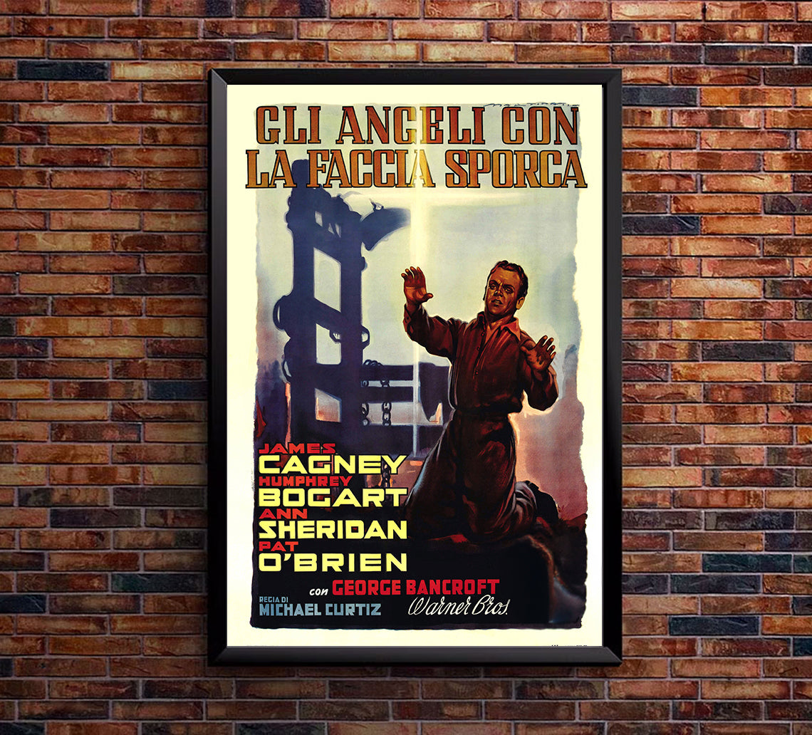 Angels with Dirty Faces 1938 - James Cagney - Italy - Classic Movie Poster