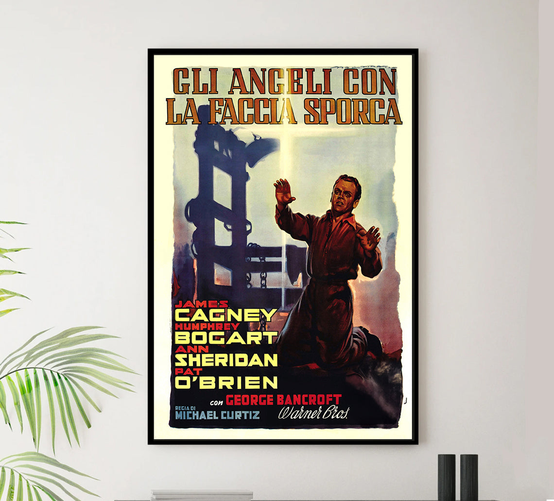 Angels with Dirty Faces 1938 - James Cagney - Italy - Classic Movie Poster