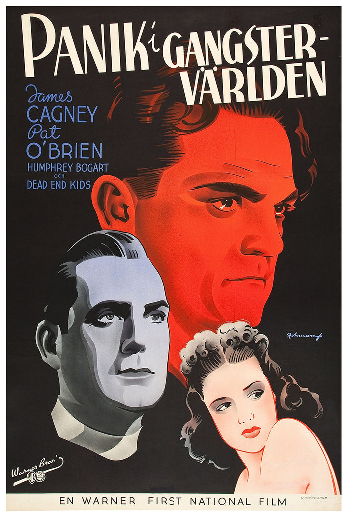 Angels with Dirty Faces 1938 - James Cagney - Sweden - Classic Movie Poster