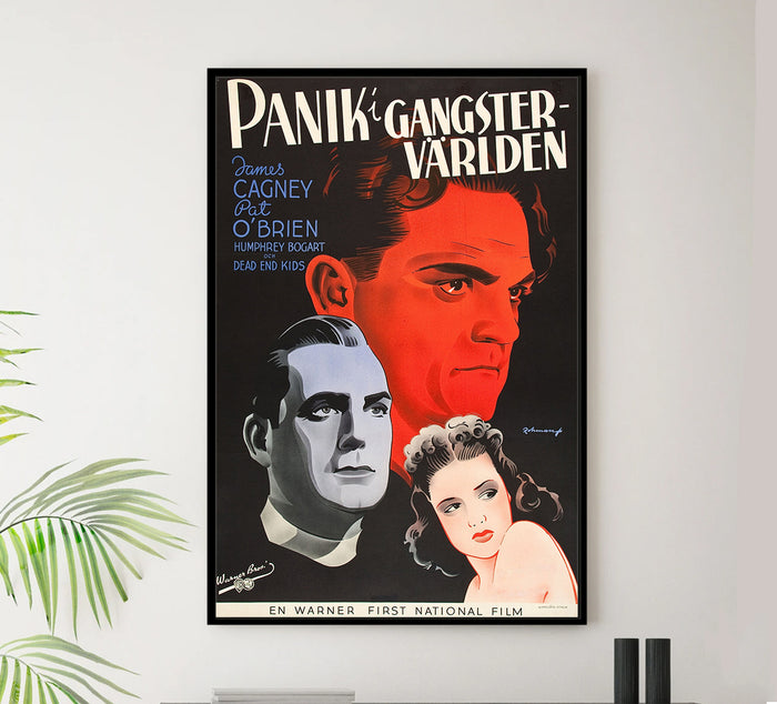 Angels with Dirty Faces 1938 - James Cagney - Sweden - Classic Movie Poster