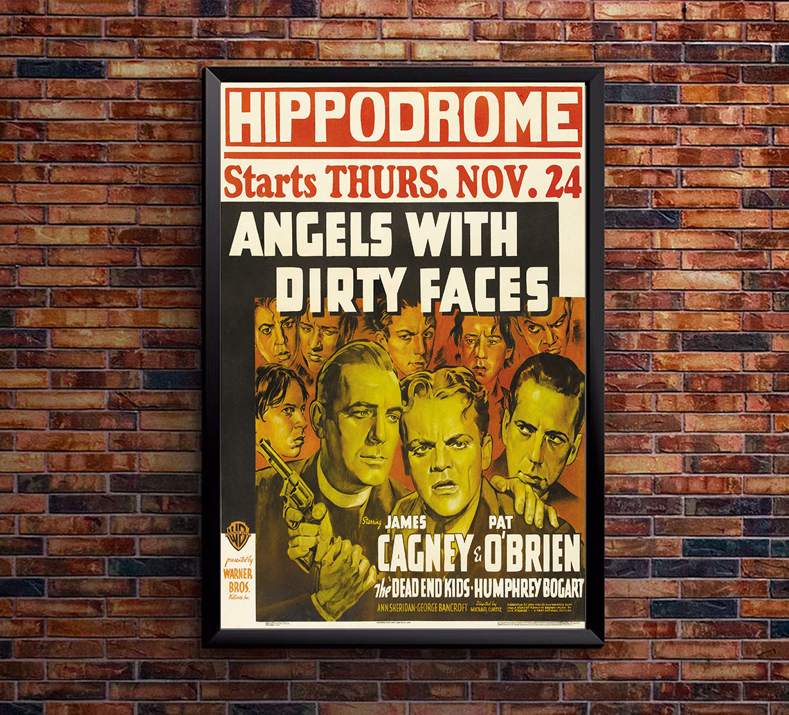 Angels with Dirty Faces 1938 - James Cagney - US - Classic Movie Poster