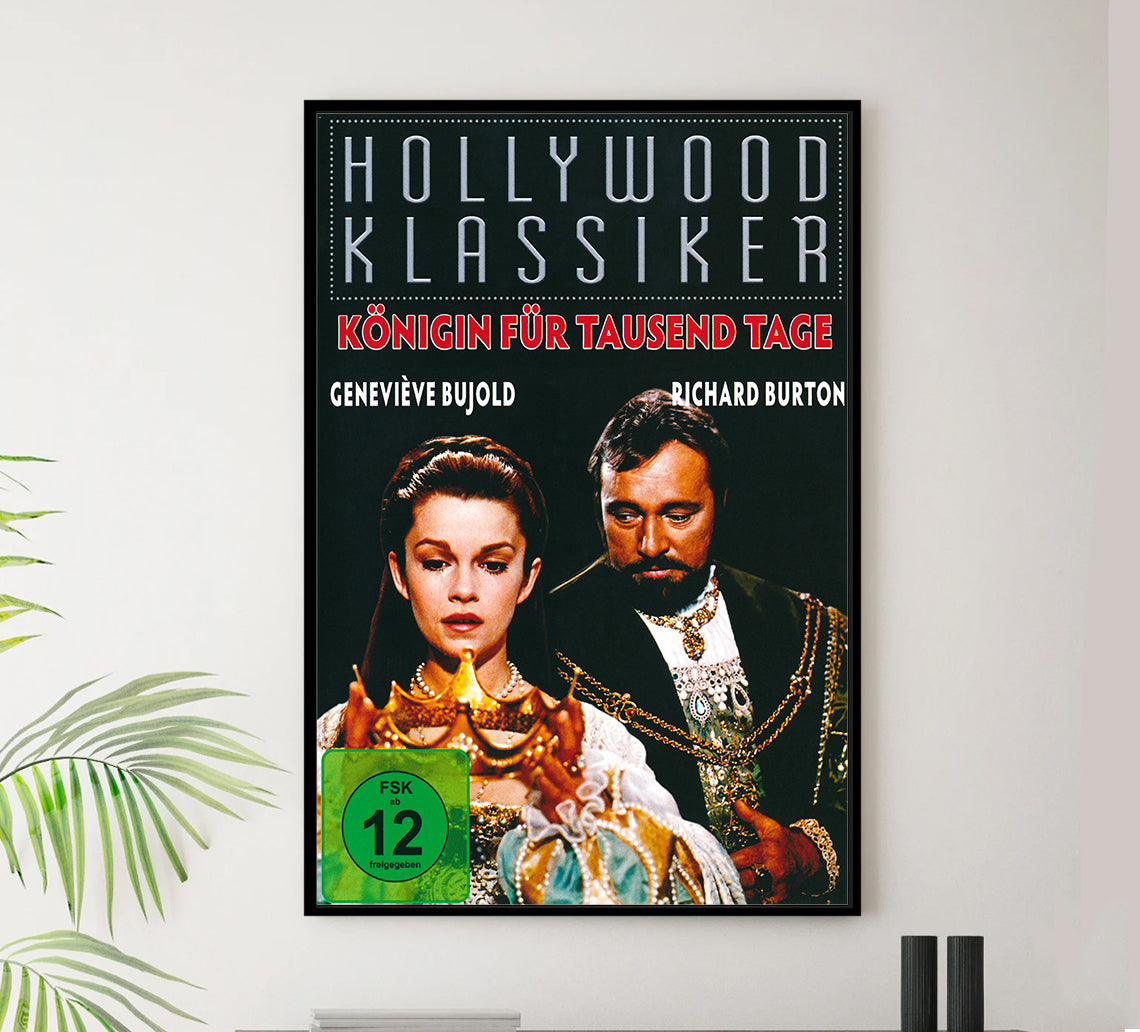 Anne of the Thousand Days 1969 - Richard Burton - Germany - Classic Movie Poster