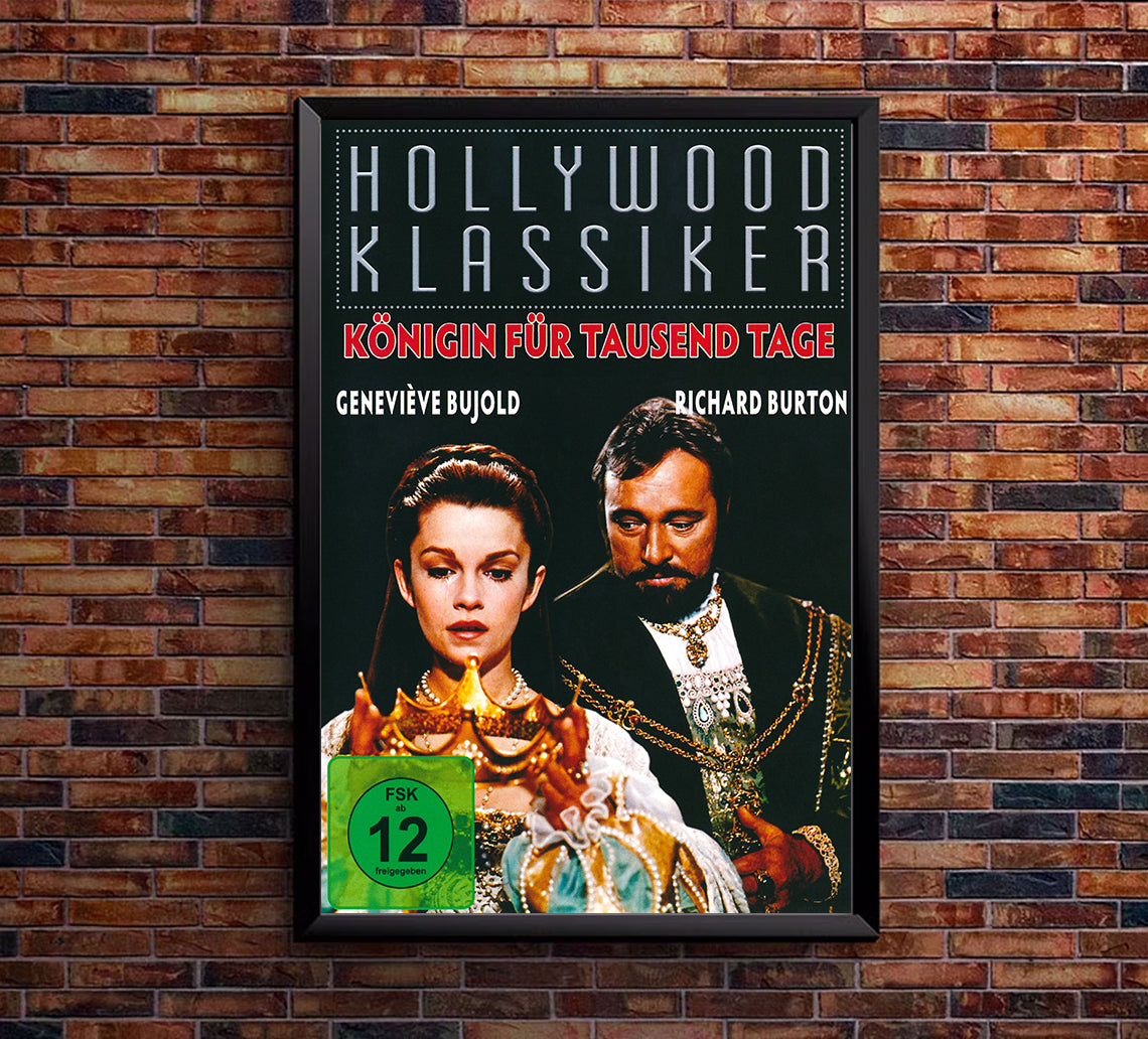 Anne of the Thousand Days 1969 - Richard Burton - Germany - Classic Movie Poster