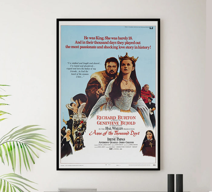 Anne of the Thousand Days 1969 - Richard Burton - US - Classic Movie Poster