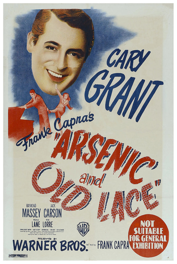 Arsenic and Old Lace 1944 - Cary Grant - Australia - Classic Movie Poster