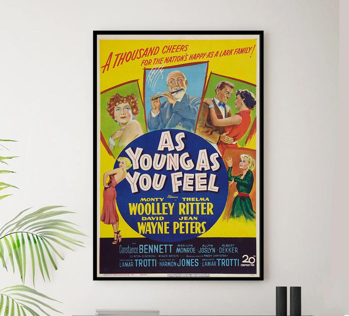 As Young as You Feel 1951 - Vintage Classic Movie Poster