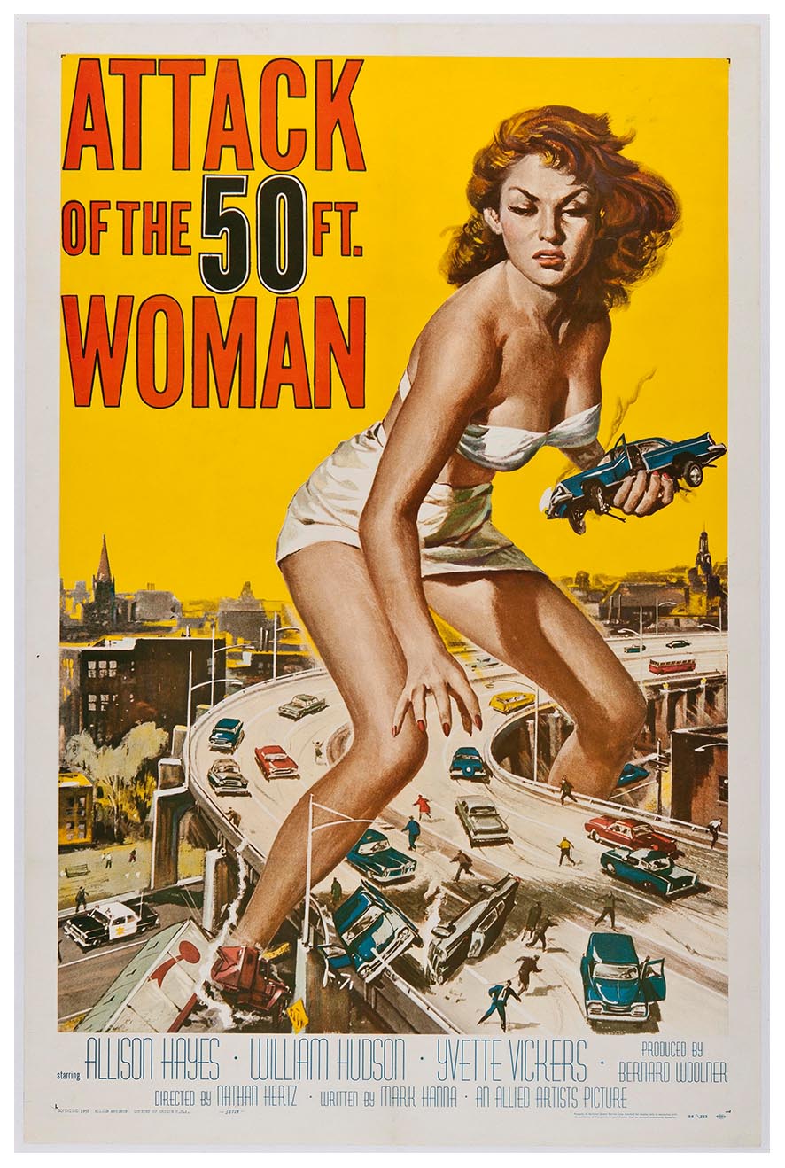 Attack of the 50 Foot Woman - Classic Movie Poster