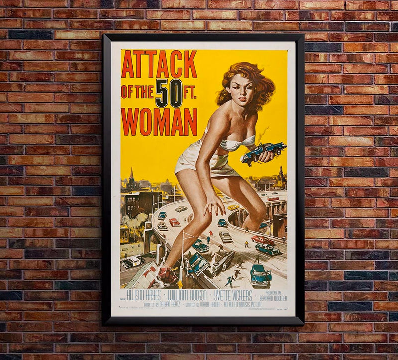 Attack of the 50 Foot Woman - Classic Movie Poster