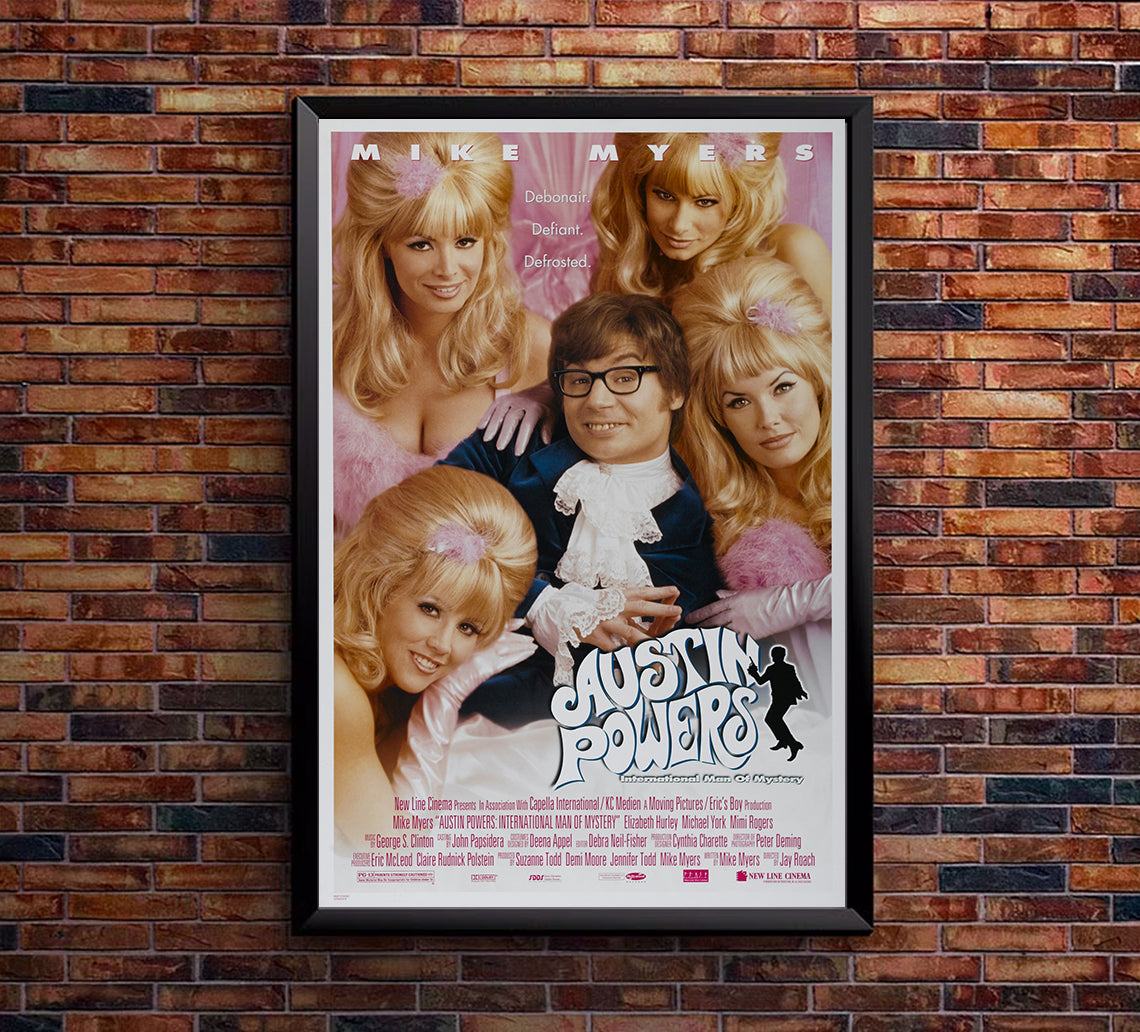 Austin Powers International Man of Mystery 1997 - Classic Movie Poster