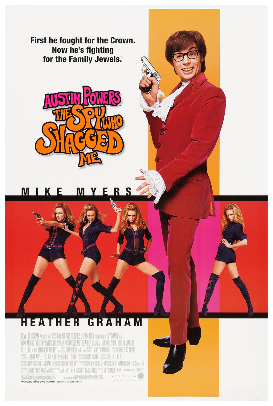 Austin Powers The Spy Who Shagged Me 1999 - Classic Movie Poster