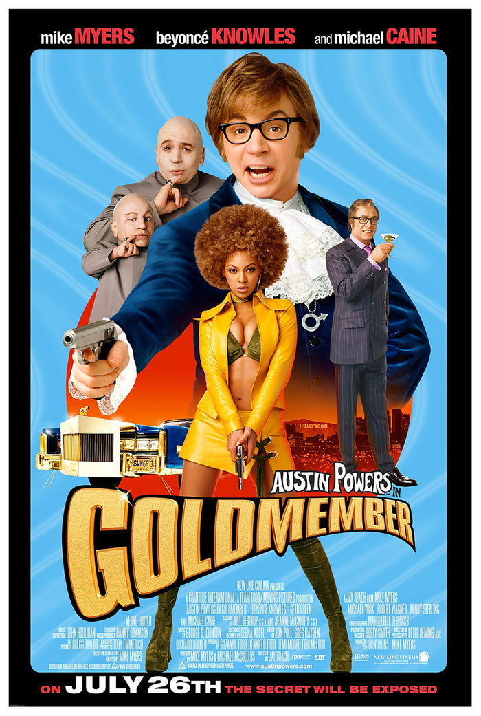 Austin Powers in Goldmember 2002 v2 - Classic Movie Poster