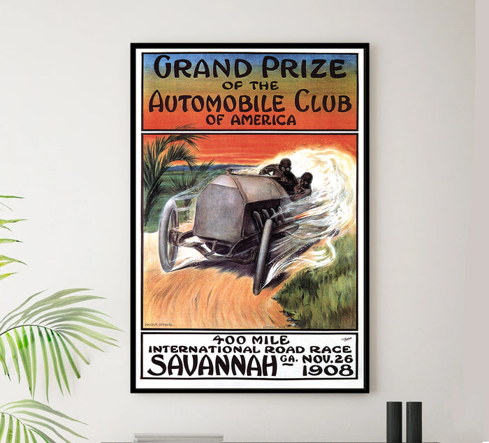 Automobile Club of America - Vintage Automobile Racing Poster