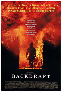 Backdraft 1991 - Kane Russell - Vintage Classic Movie Poster