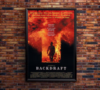 Backdraft 1991 - Kane Russell - Vintage Classic Movie Poster