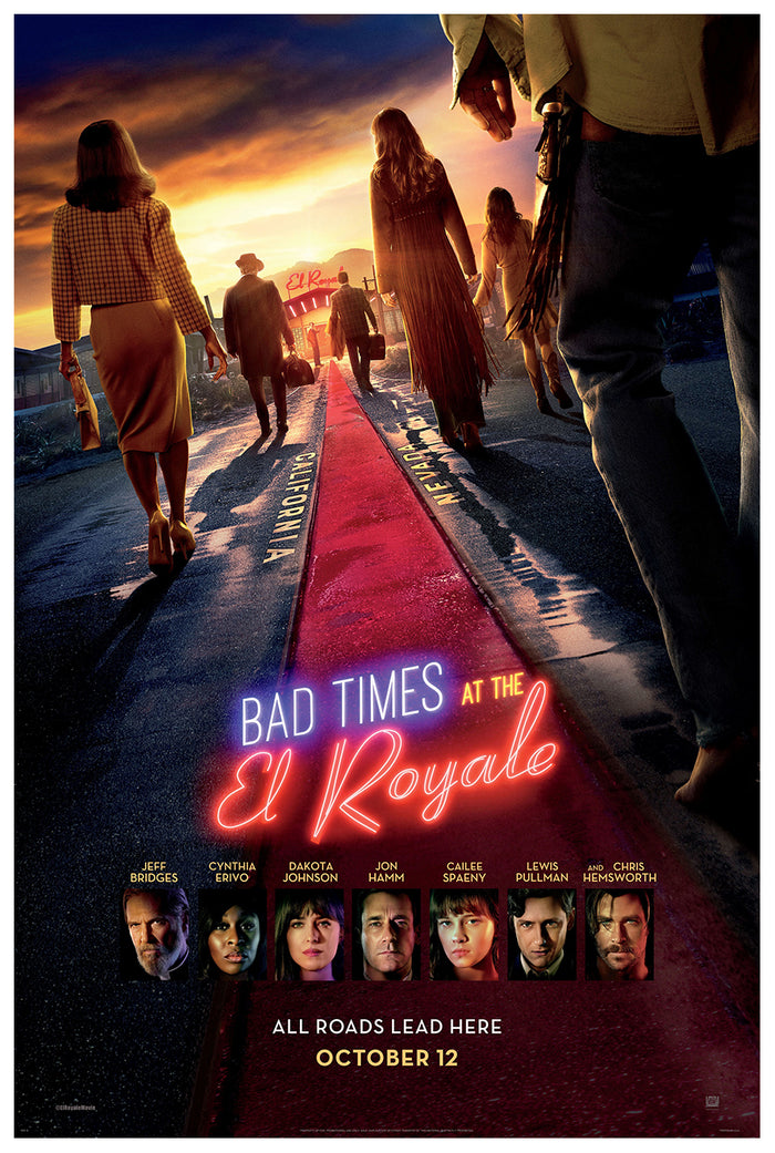 Bad Times at the El Royale - 2018 v2 - Classic Movie Poster