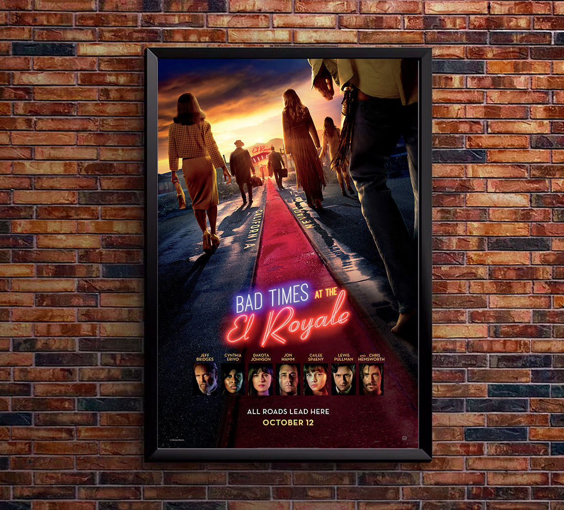 Bad Times at the El Royale - 2018 v2 - Classic Movie Poster