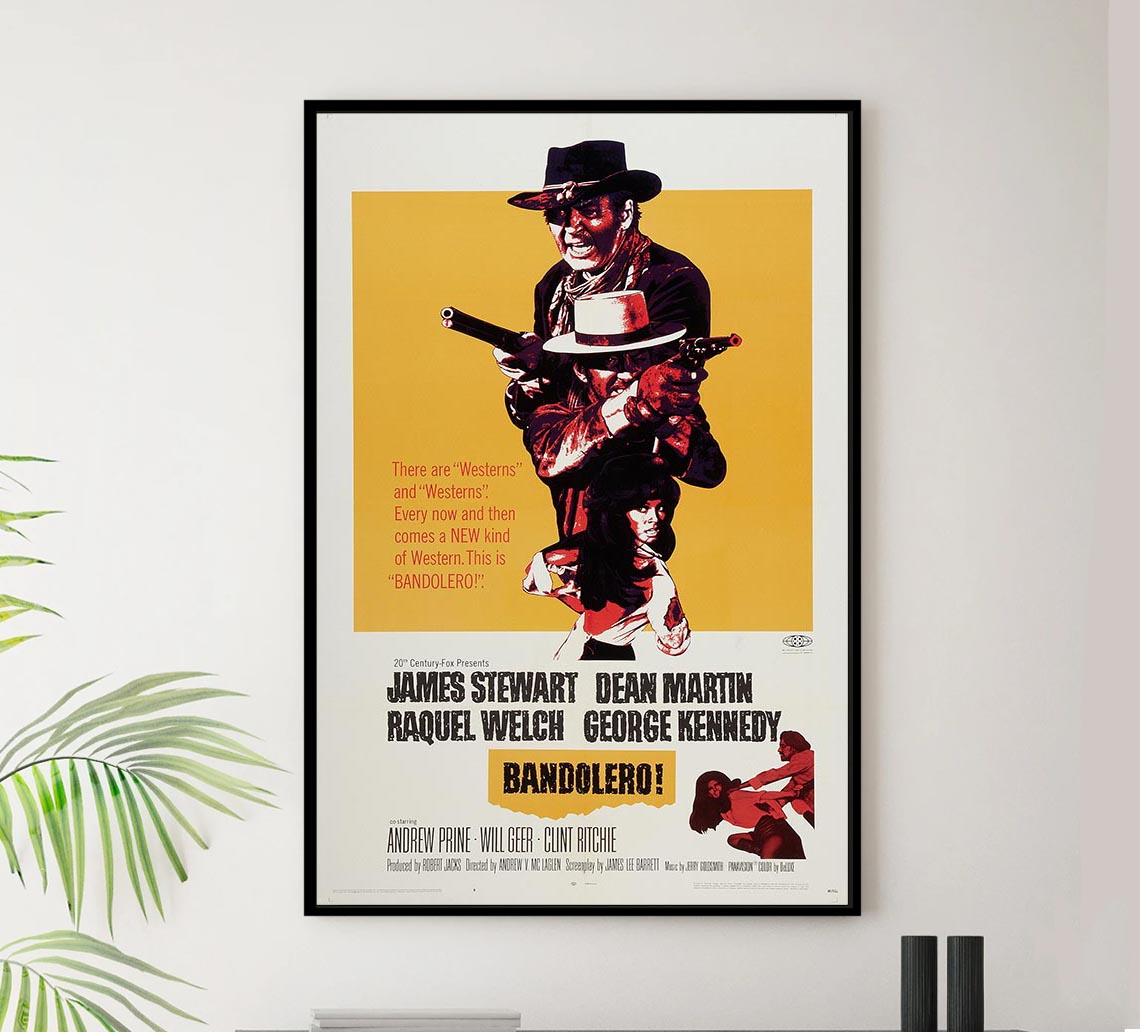 Bandolero! 1968 - Classic Movie Poster