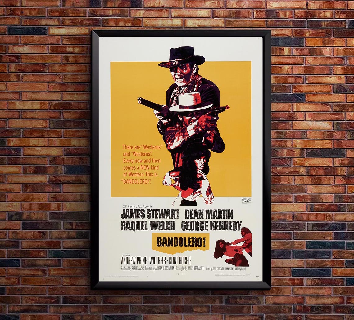 Bandolero! 1968 - Classic Movie Poster